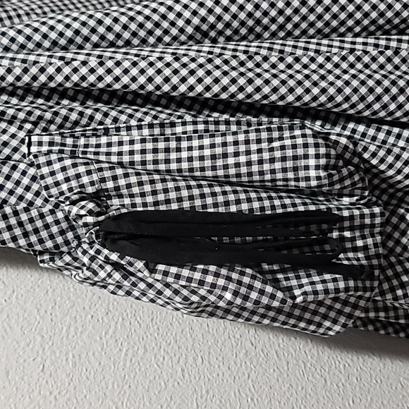 DOLLED UP Sz3 CASUAL GINGHAM PICNIC PRINT COTTAGECORE Y2K GOTH TIERED MIDI SKIRT - Picture 3 of 12